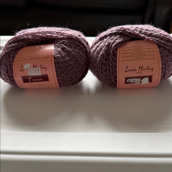 Louisa Harding yarn
Size:174 yds each
Color:2-gray,2-plum - Picture 2 of 7